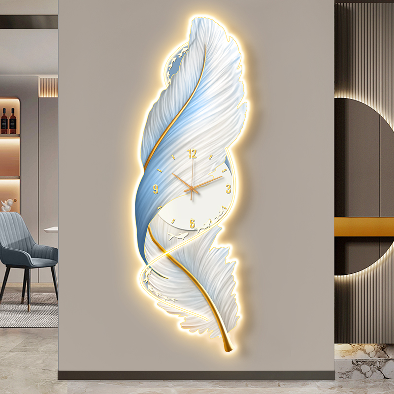 Luxury Lifestyle Furniture - Duży Zegar Ścienny Mural Artystyczny do