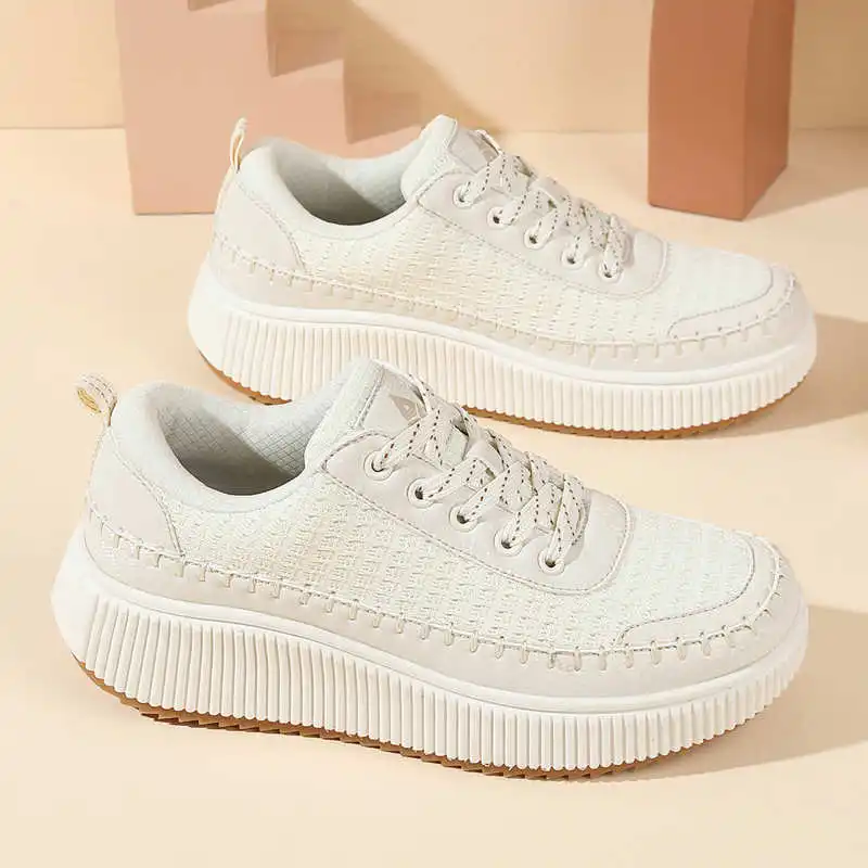 Luxury Lifestyle Dress - Brązowe buty damskie mieszkania jesienne buty