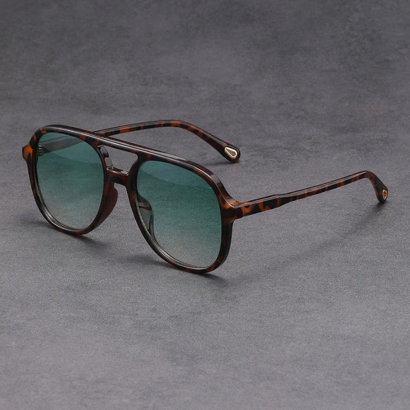 Luxury Lifestyle Store - Okulary przeciwsłoneczne damskie kwadratowe z podwójną