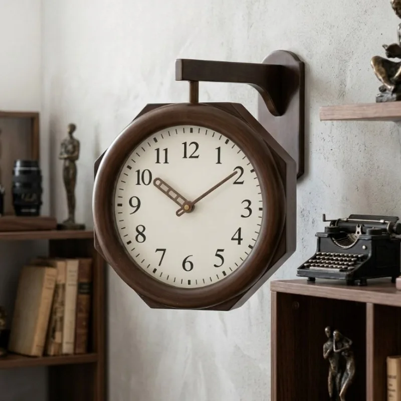 Drewniany Zegar Ścienny Retro  – Luxury Lifestyle Furniture recenzja i cena