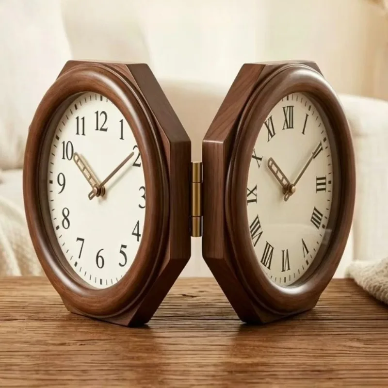 Drewniany Zegar Ścienny Retro  – Luxury Lifestyle Furniture recenzja i cena